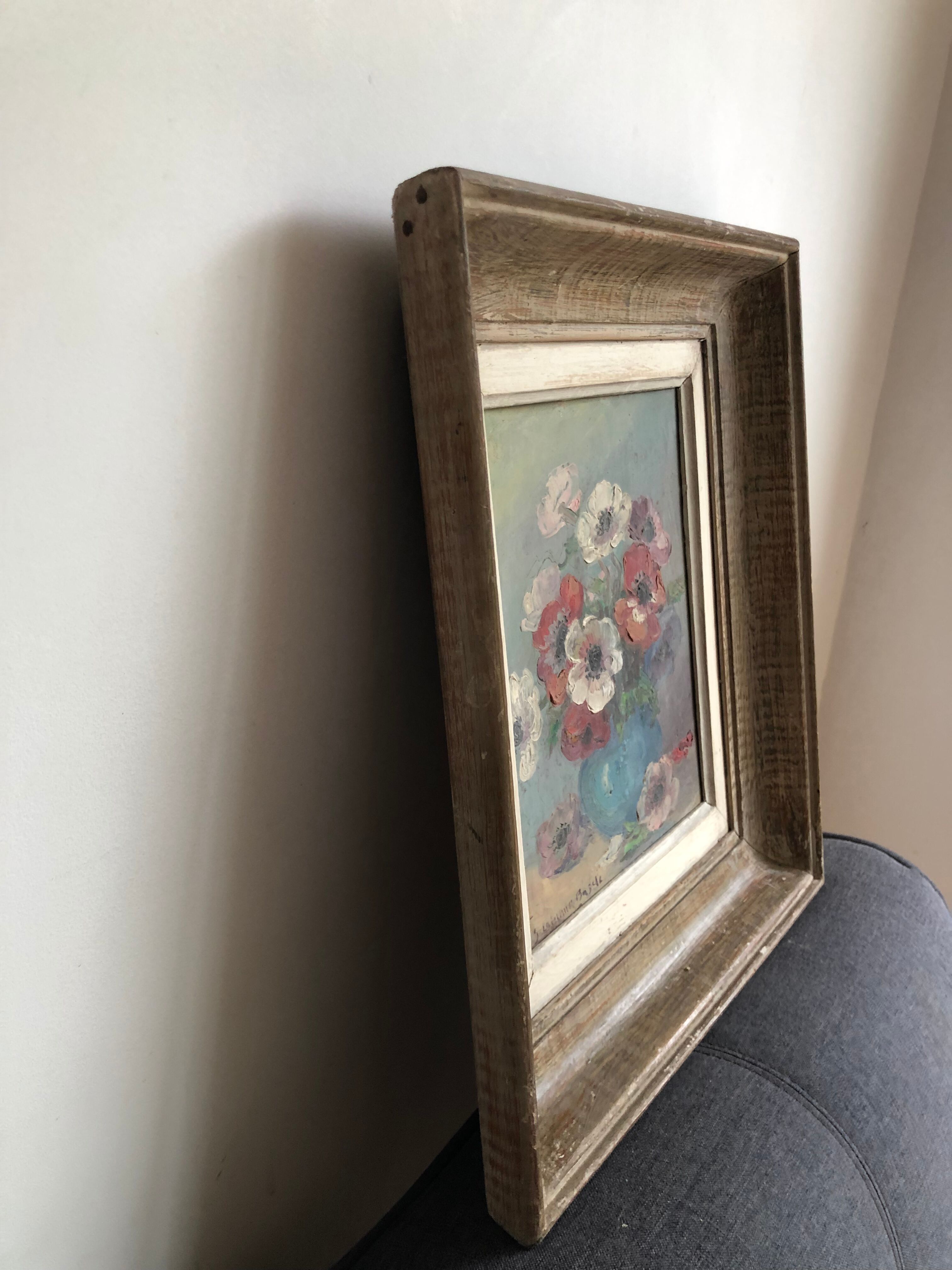 Painting bouquet of flowers