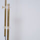 Marble swivel arch floor lamp, Bellux 1980's switzerland
