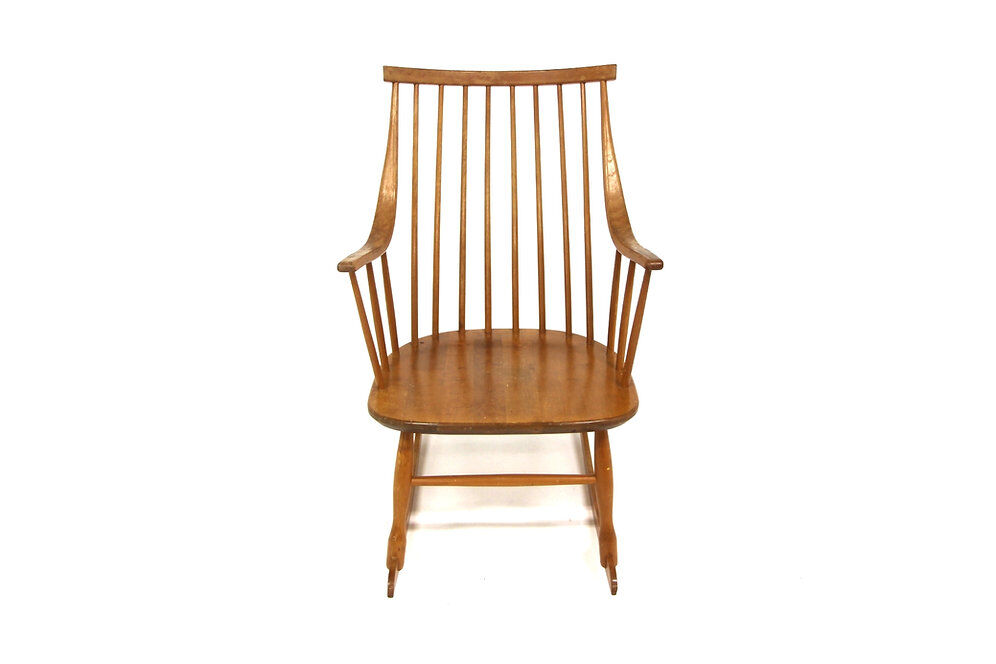 Scandinavian rocking chair "Grandessa", Lena Larsson, Nesto, Sweden, 1960