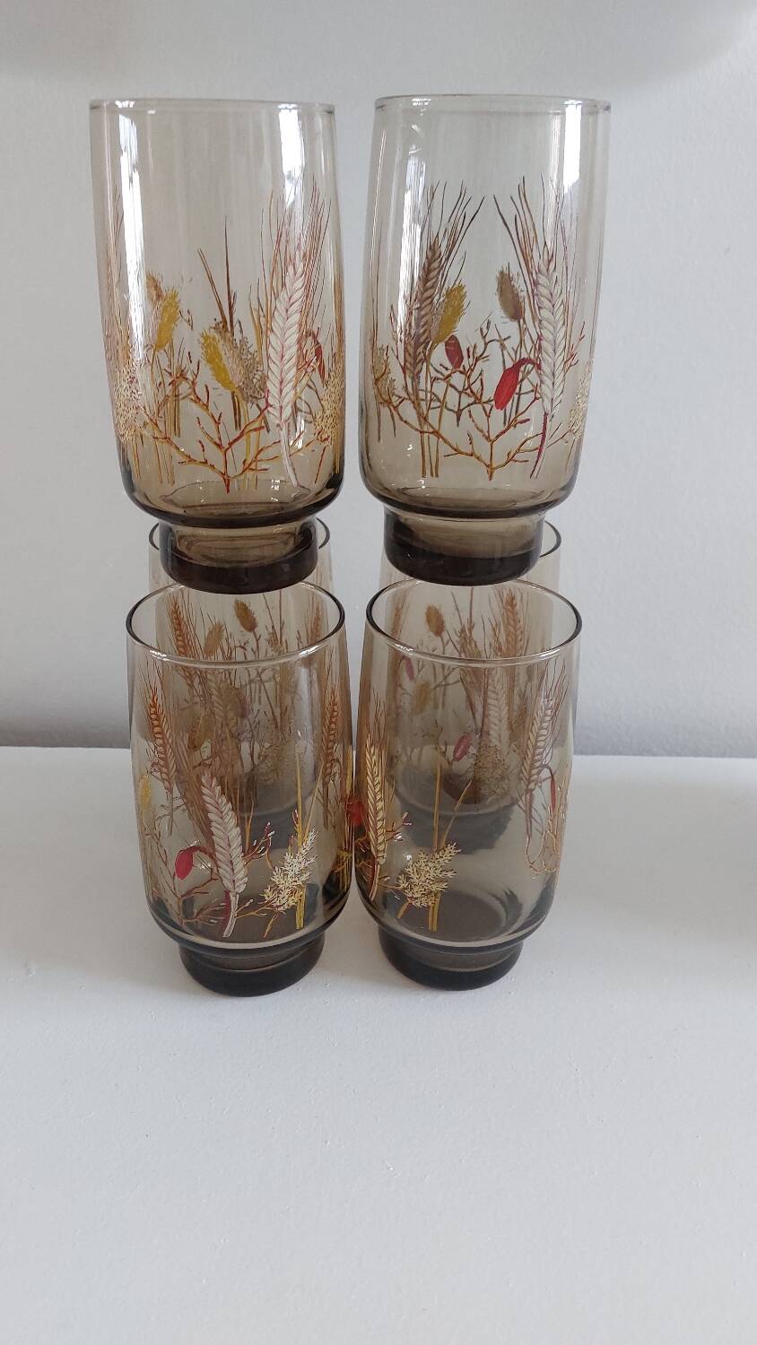 Series of 6 Tivoli glasses