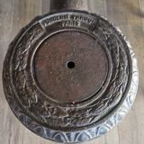 Old cast iron frying pan