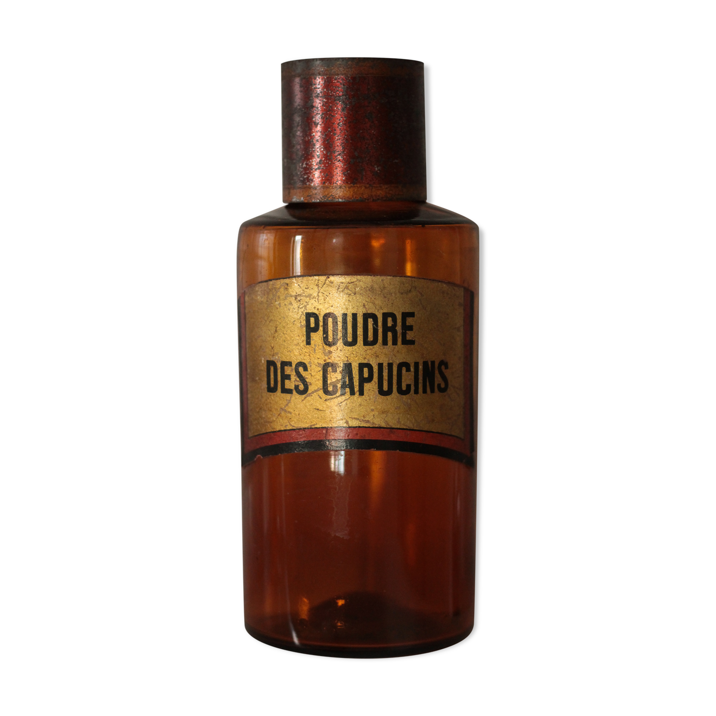 Pharmacy bottle "Poudre des capucins"