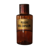 Pharmacy bottle "Poudre des capucins"