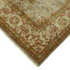 Handmade oriental unique 1980s 273 cm x 365 cm beige wool carpet