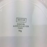 Hollow dish of round shape, made in France Digoin Sarreguemines