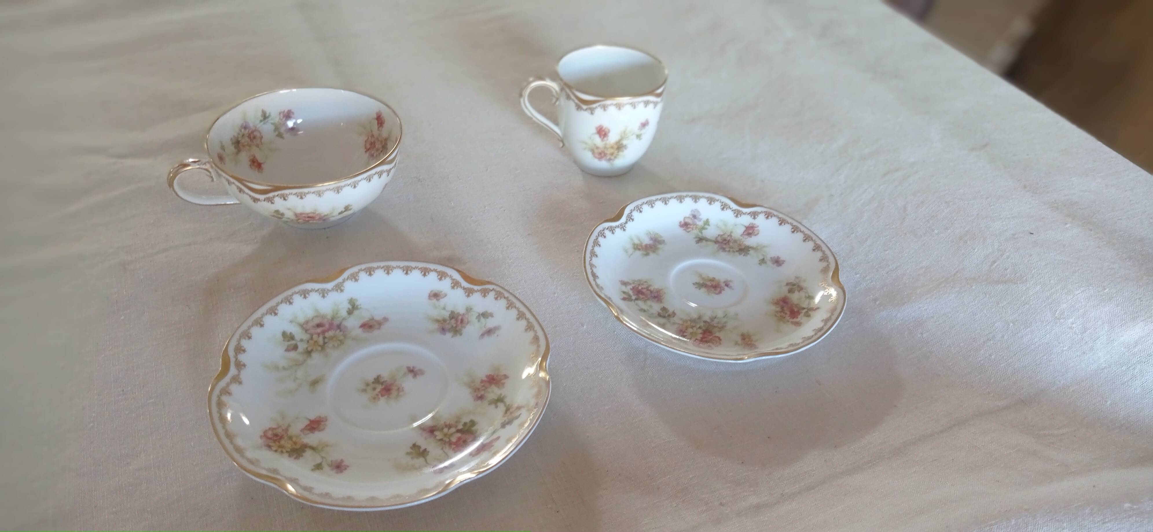 Services de vaisselle Haviland, porcelaine de Limoges