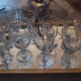 Set de 12 verres à pied anciens