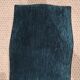 Louis XV footrest – duck blue velvet – fully reupholstered
