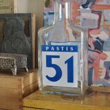Vintage Pastis 51 retro advertising glass decanter