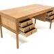 Bureau scandinave en chêne, Suède, 1960