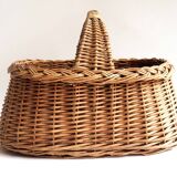 Old rattan basket