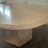 Travertine coffee table from the 70s