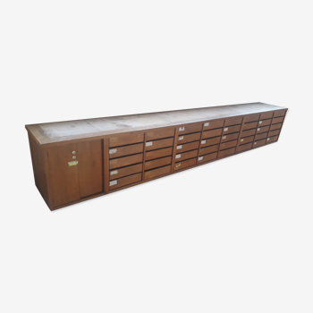 Cabinet with drawers 50 years, 450cm