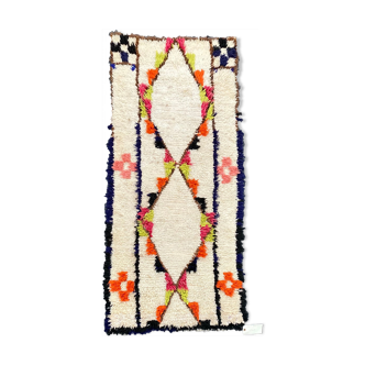 Carpet berbere vintage azilal 80x180 cm