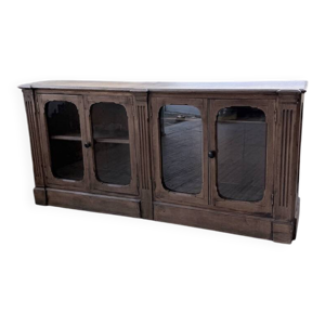 Enfilade vitrine chêne