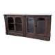 Enfilade vitrine chêne massif 1920