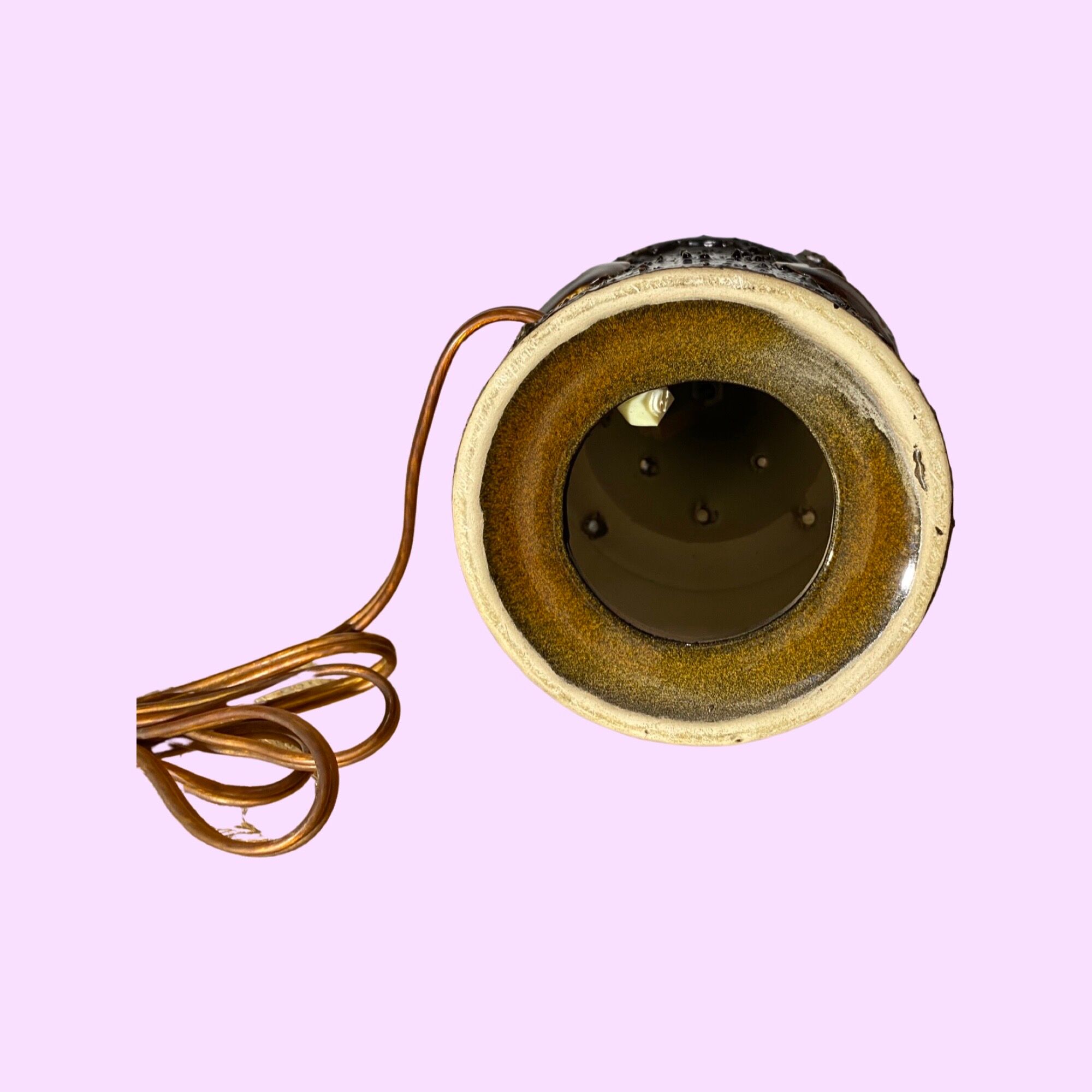 Big Rare Teak Table Lamp From Denmark 1960s | Mid century Modern Vintage Lighting | Danish Vintage