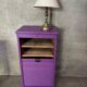Meuble de notaire, classeur violet