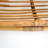 Bamboo and rattan sofa from the 70s.