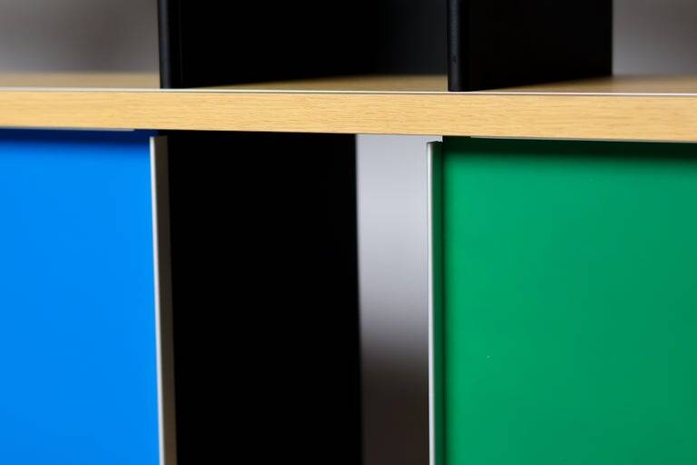 Cassina "Nuage" shelving unit by Charlotte Perriand — numbered edition no. 695