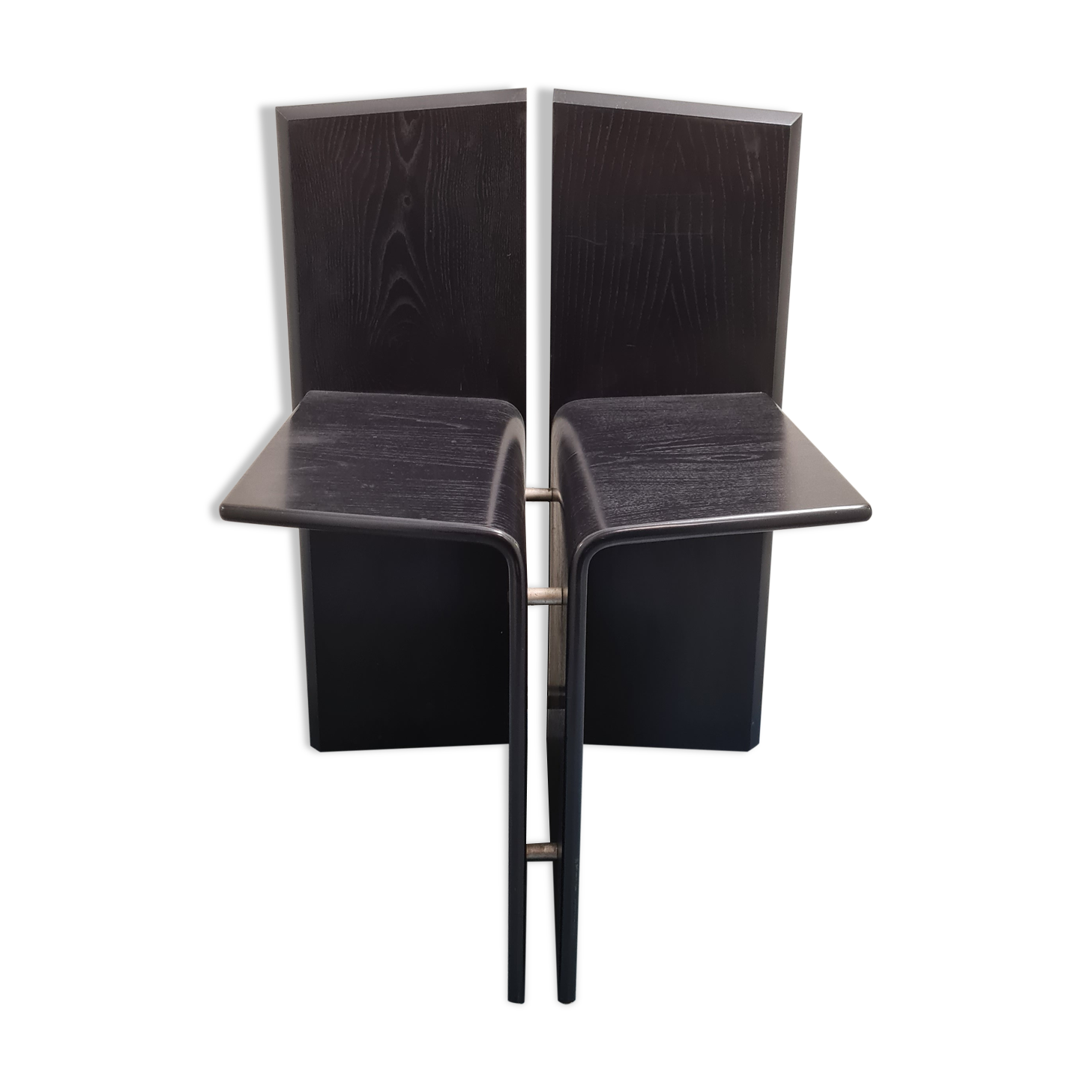 Black wooden chair