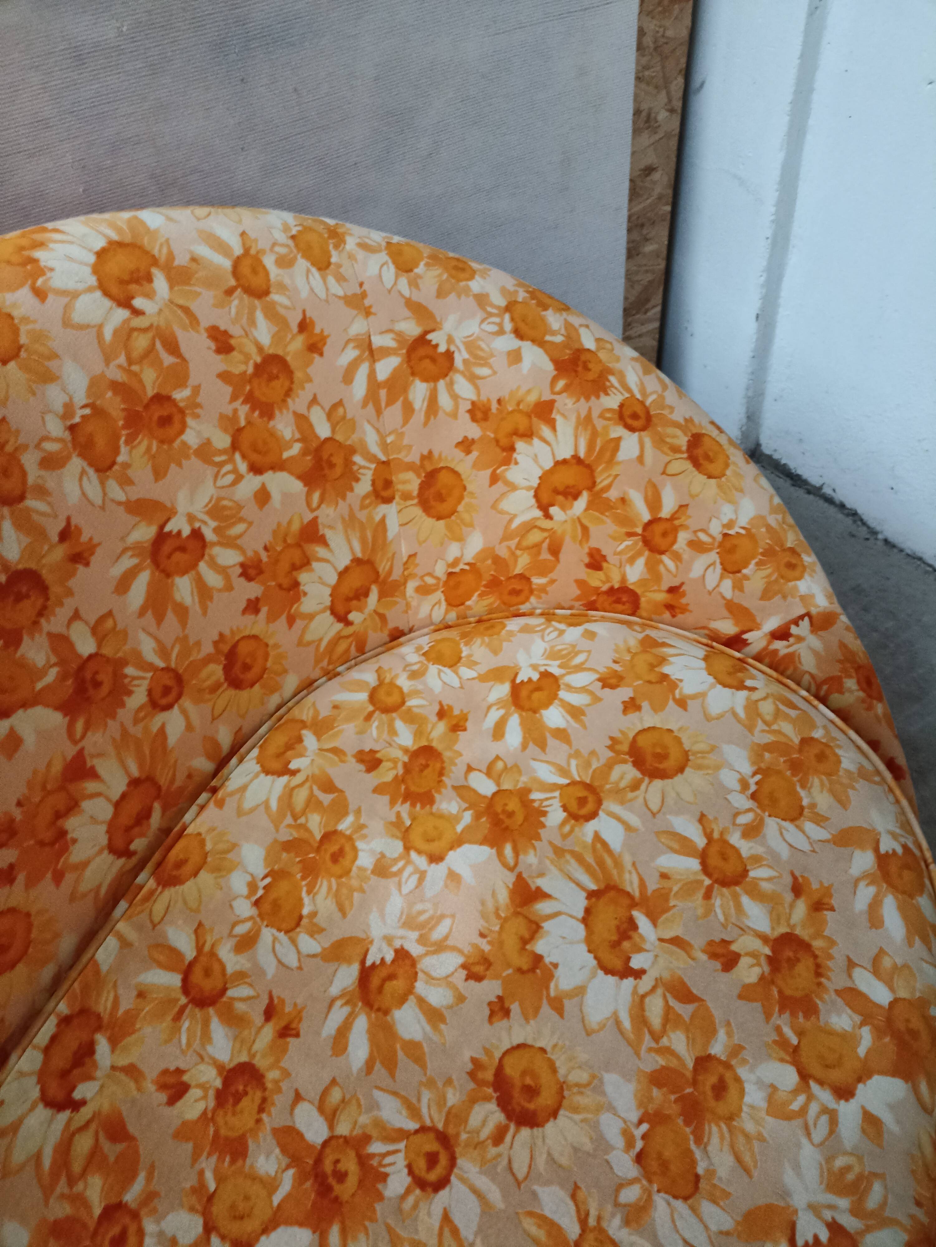 Vintage Bretz oval sofa