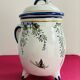 Covered pot from the 19th century by the Art pottery of Angoulême Le Renoleau.