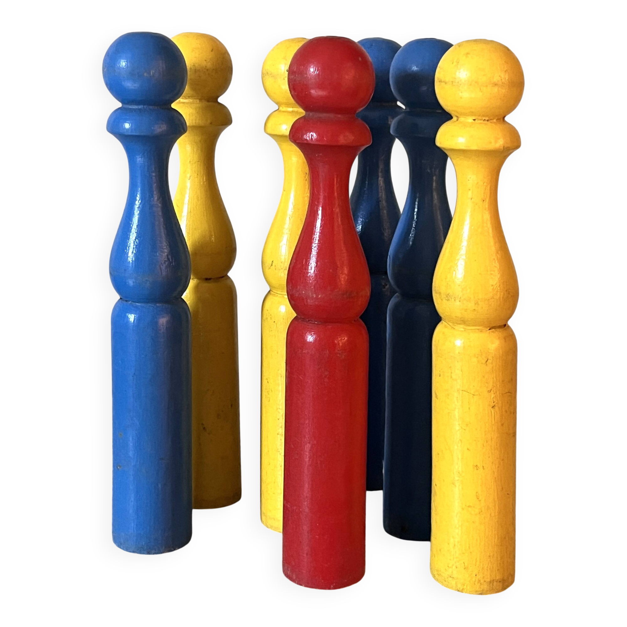 Set of 7 wooden skittles Vilac