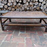 Rattan coffee table and canning