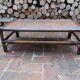 Table basse rotin et cannage
