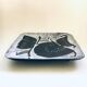 Vintage Brutalist Art Studio Ceramics Square Dish by Amphora Perignem, 1960s