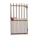 Old riveted metal gate