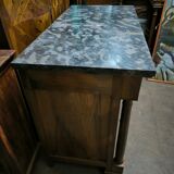 Empire period walnut chest of drawers