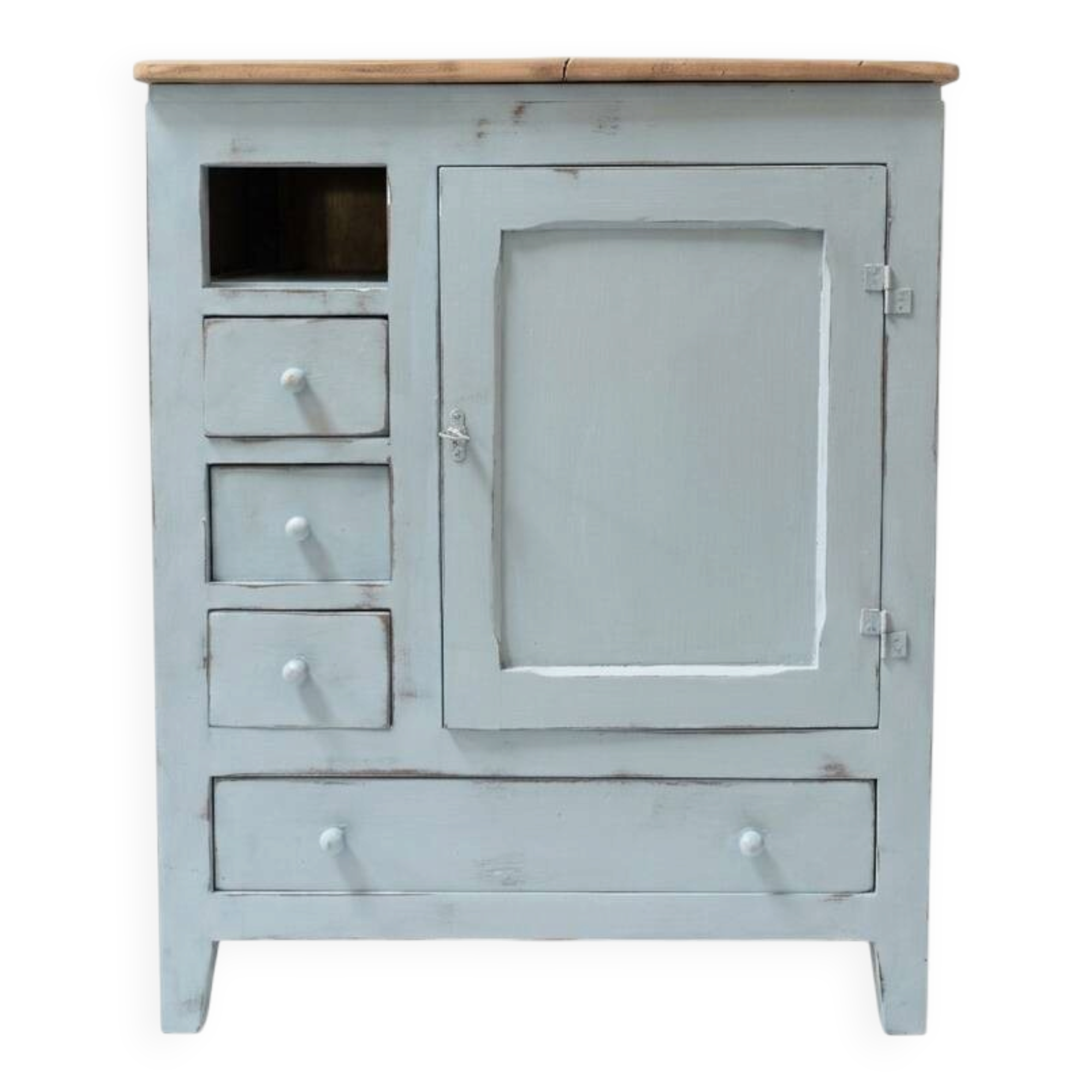 Small blue Parisian buffet