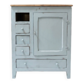 Small blue Parisian buffet