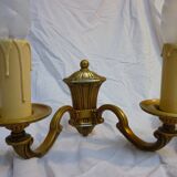 Deux appliques Lucien Gau en bronze