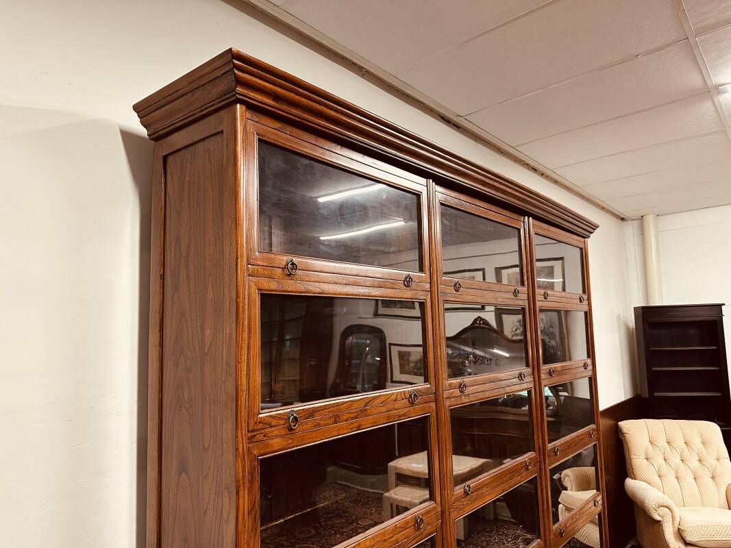 Large Classic English Globe Wernicke Bookcase