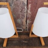 Pair of bedside lamps