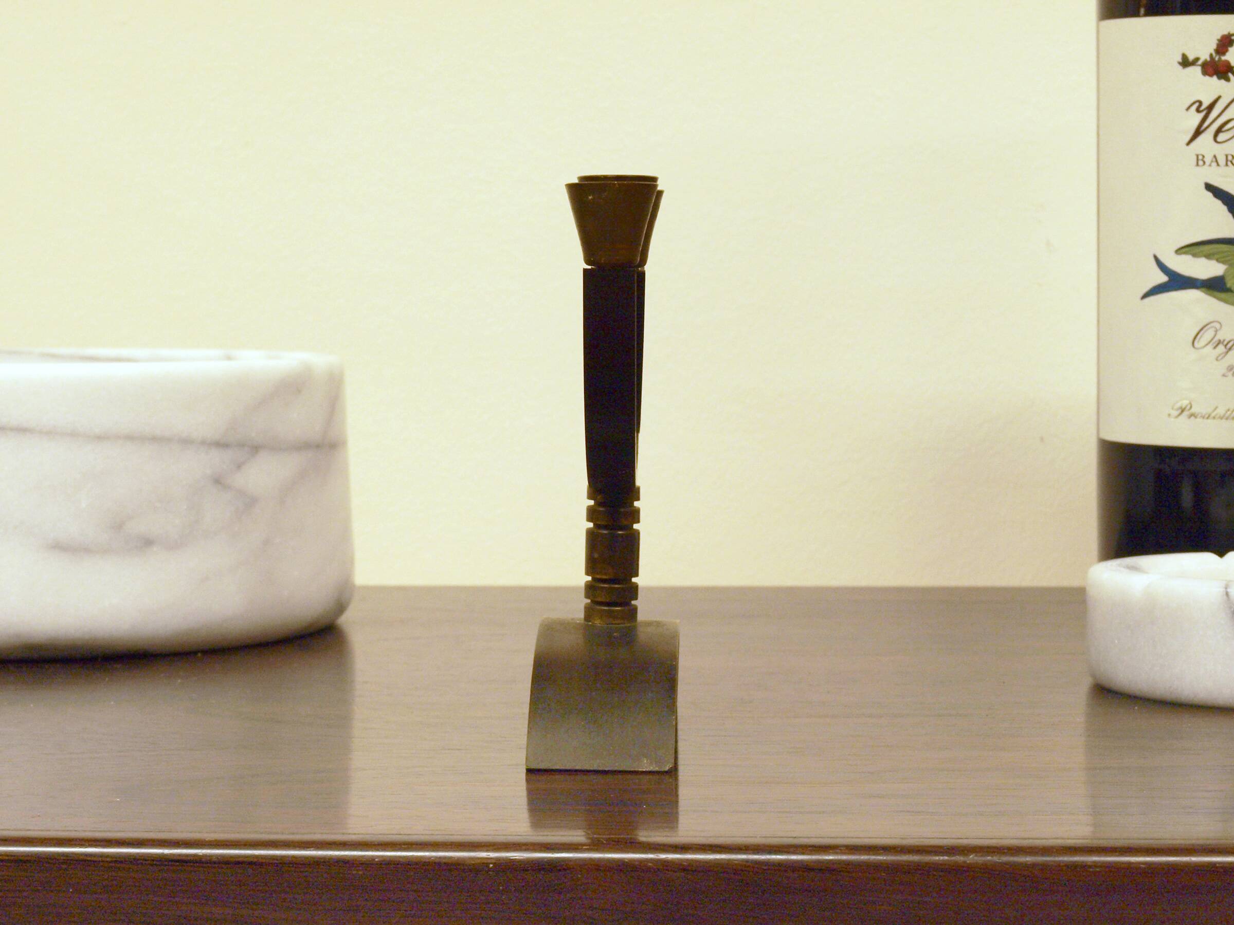 Bronze Menorah, made in Israel, 1970