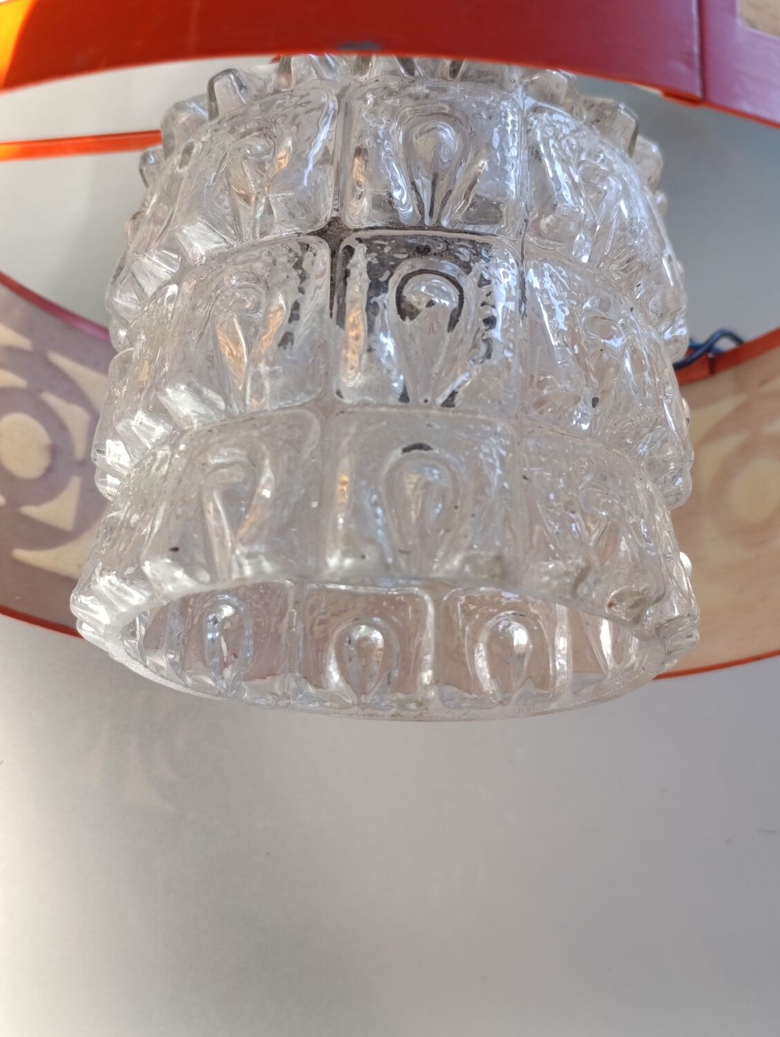 Vintage orange 60s suspension