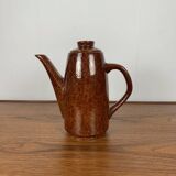Ceramic teapot and coffee pot, leopard print, 1960-70