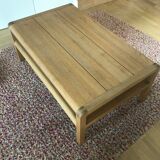 Coffee table radius habitat solid oak