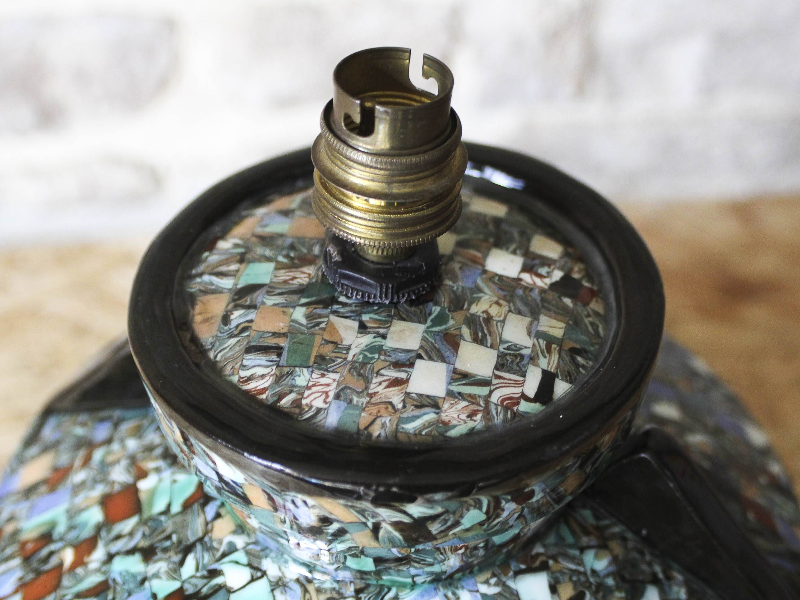 Gerbino Vallauris ceramic lamp base