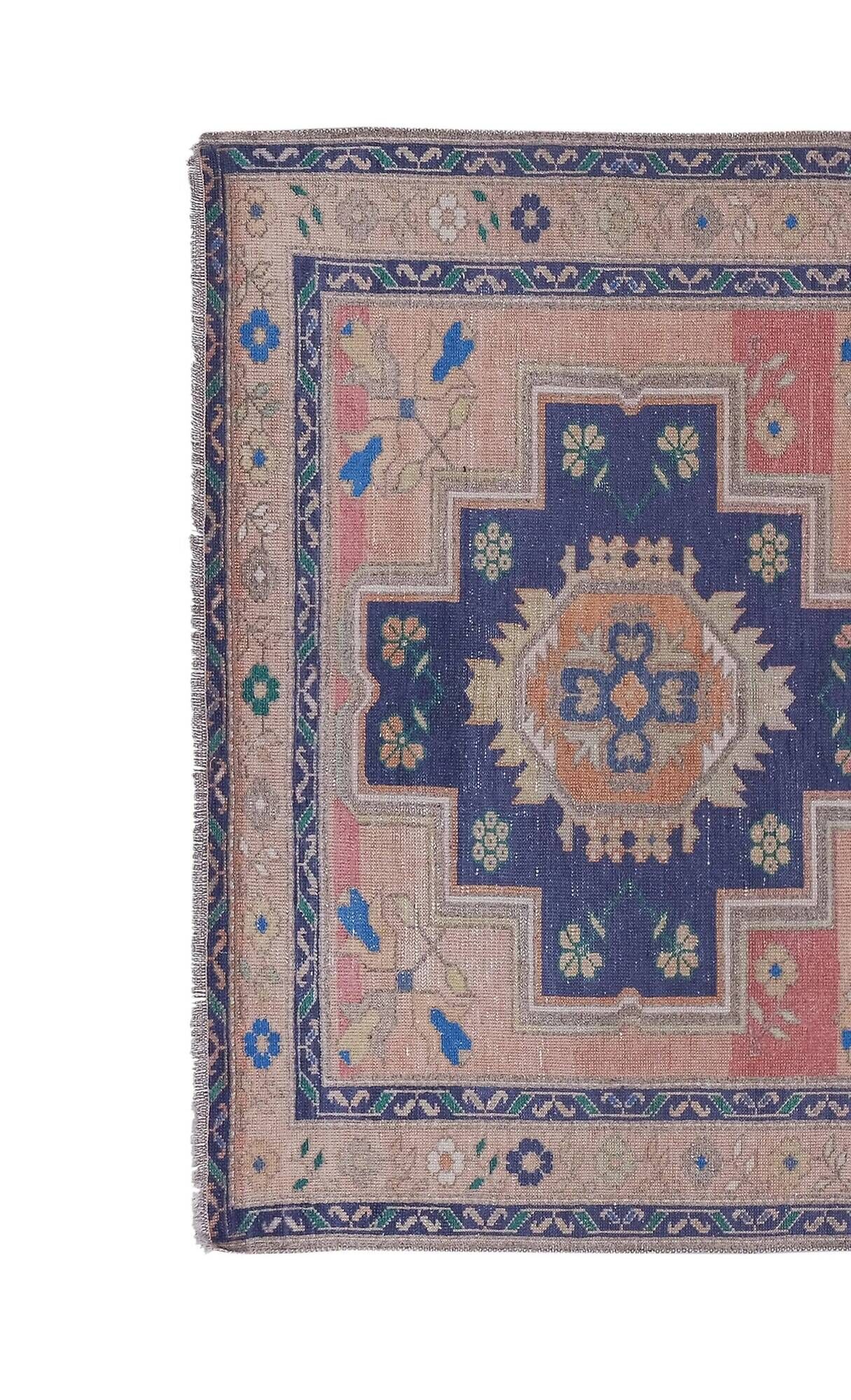 Tapis turc vintage fait main
