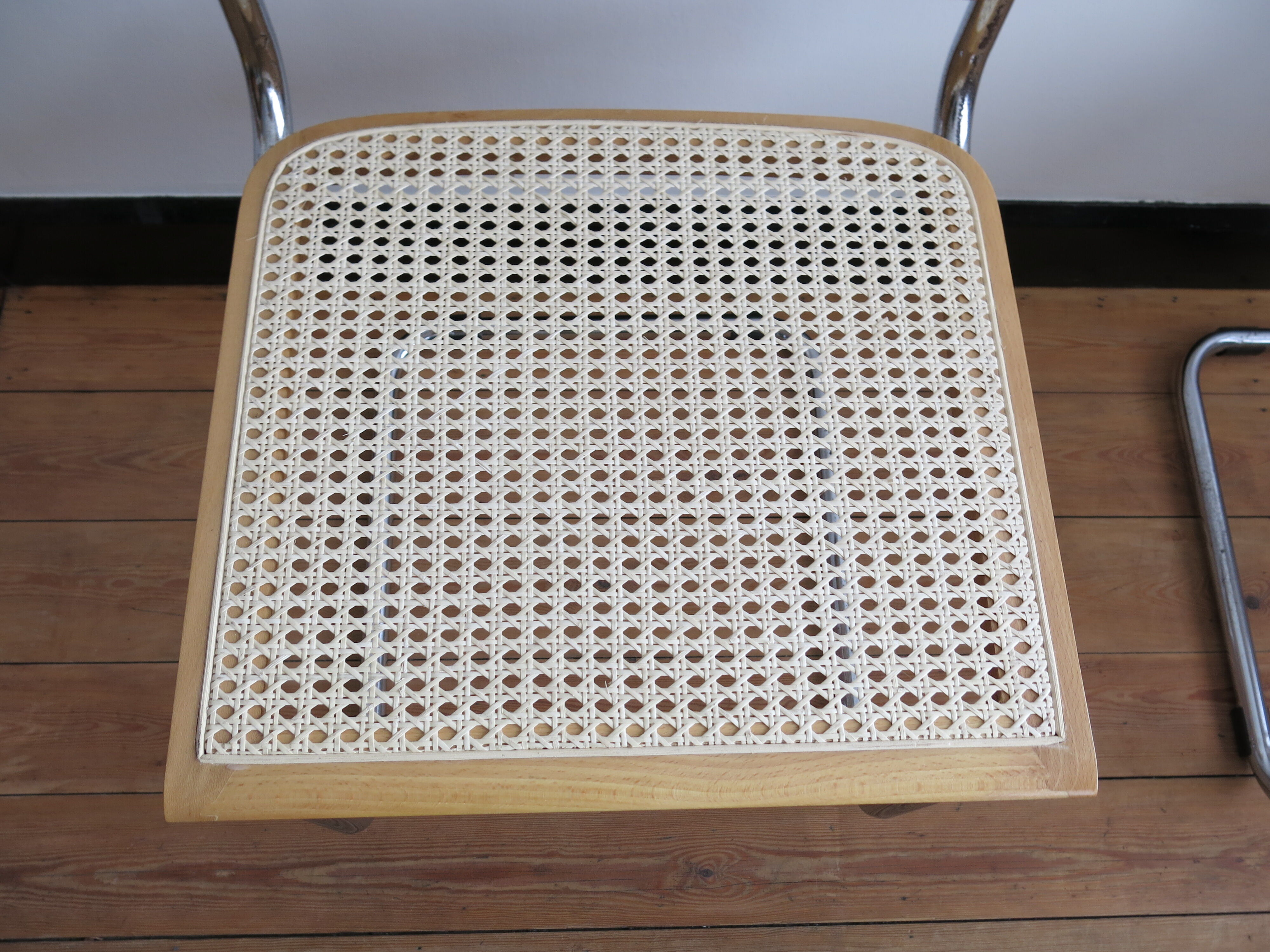 Duo of chairs Cesca B32 by Marcel Breuer