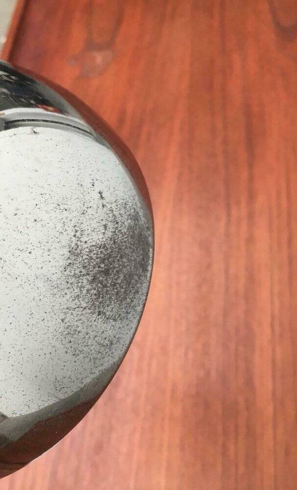 French table lamp type 600 from the mid-century by Charlotte Perriand for Jumo, 1960s.