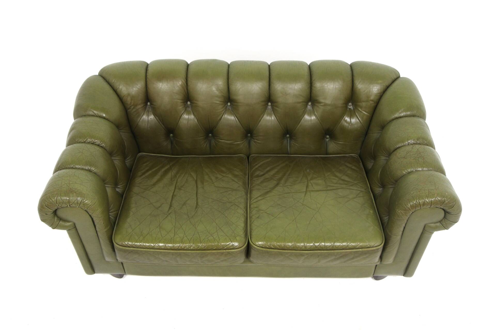 Vintage leather sofa, Sweden, 1990s