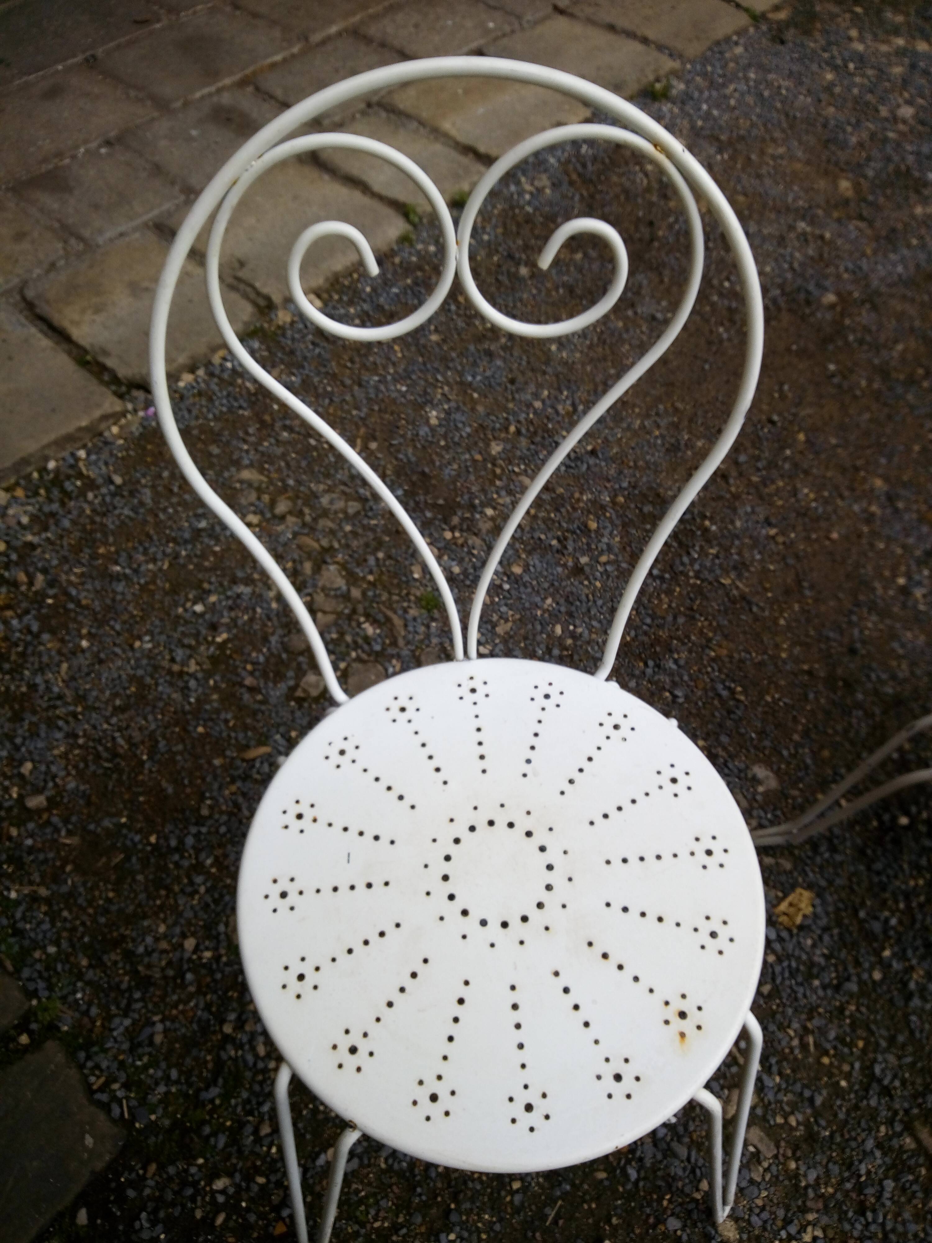 Garden furniture with two chairs