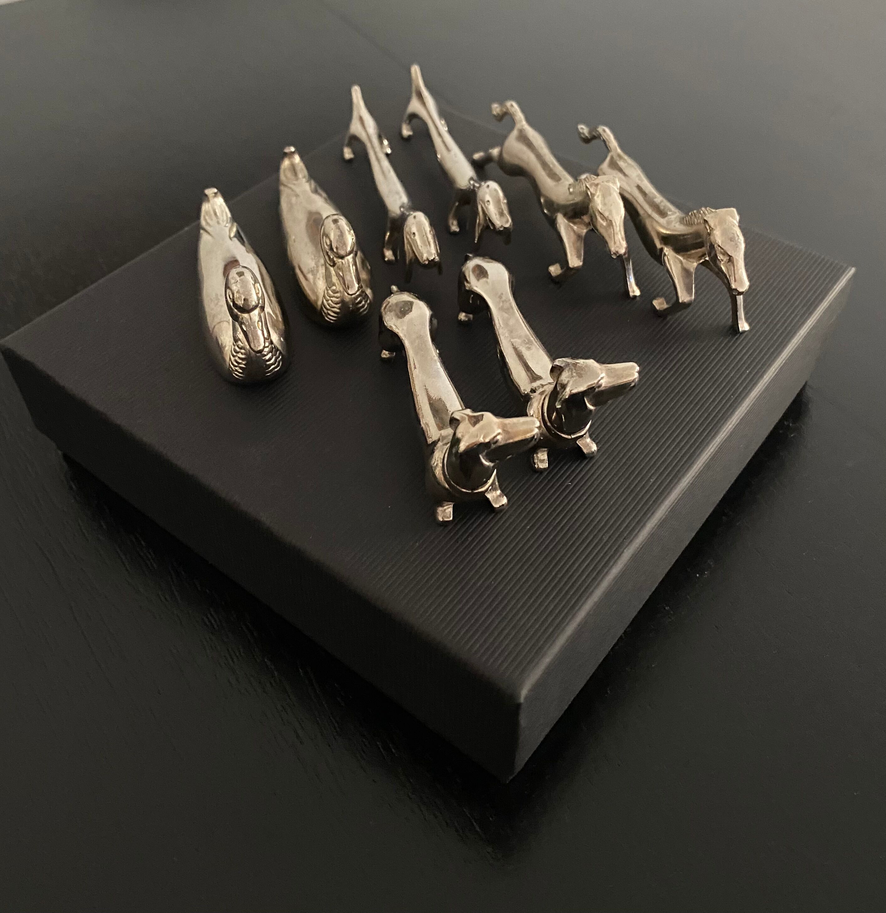 Porte-couteaux animaux variés