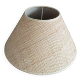 Vintage lampshade, natural fibers